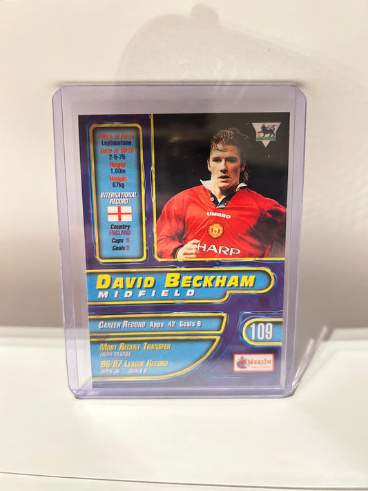 97/98 David Beckham Premier Gold!!!