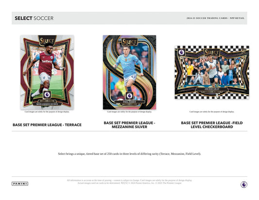 2024/25 Panini Select Premier League EPL Soccer 6-Pack Blaster